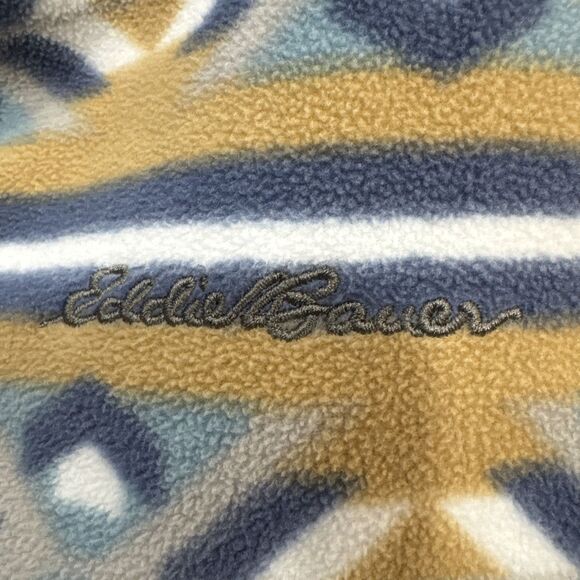 Eddie Bauer Fleece Sweatshirt Aztec Print Women's Small 1/4 Zip Pullover - Picture 3 of 5